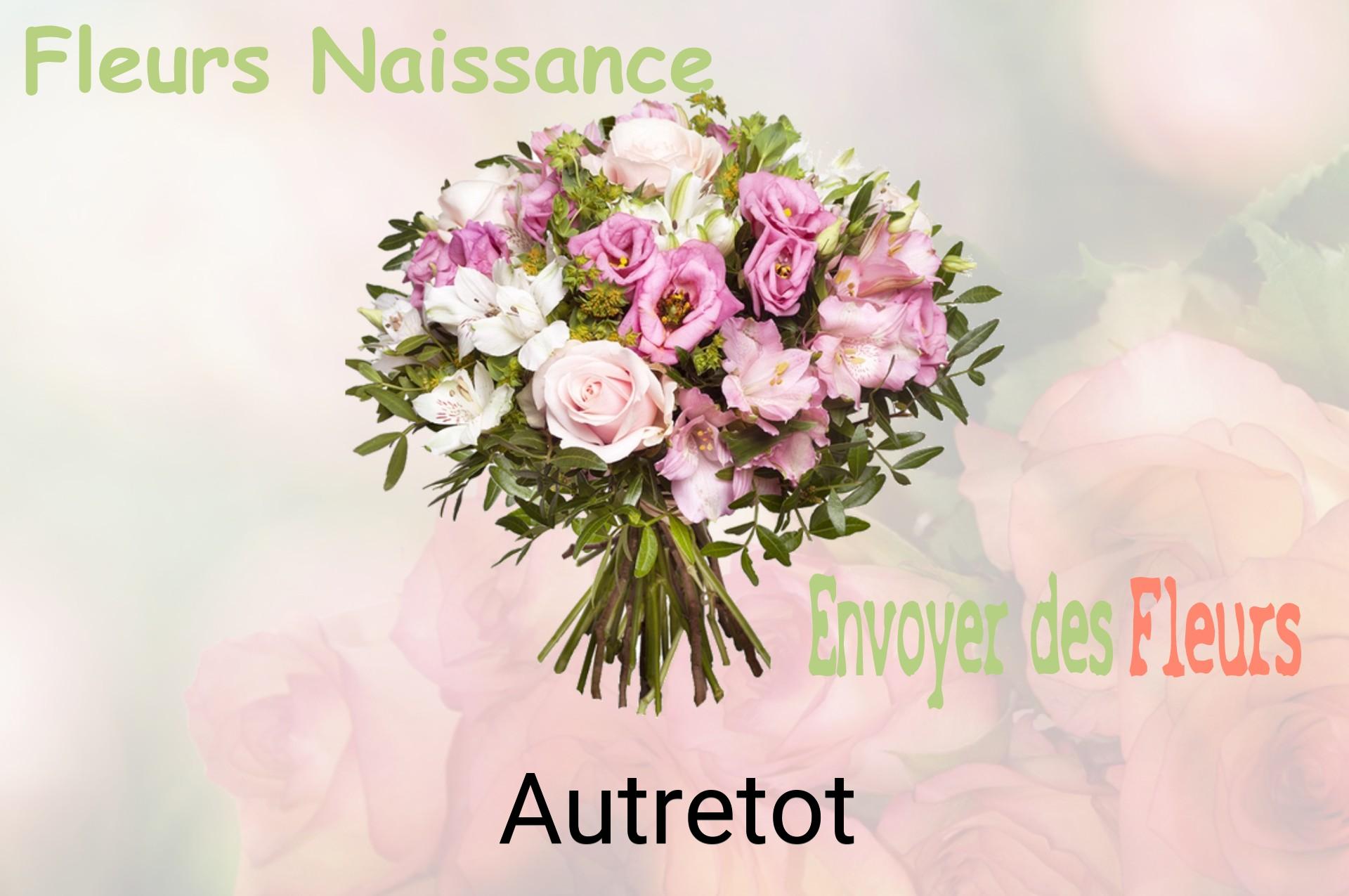 Bouquet de fleurs de naissance livré à Autretot